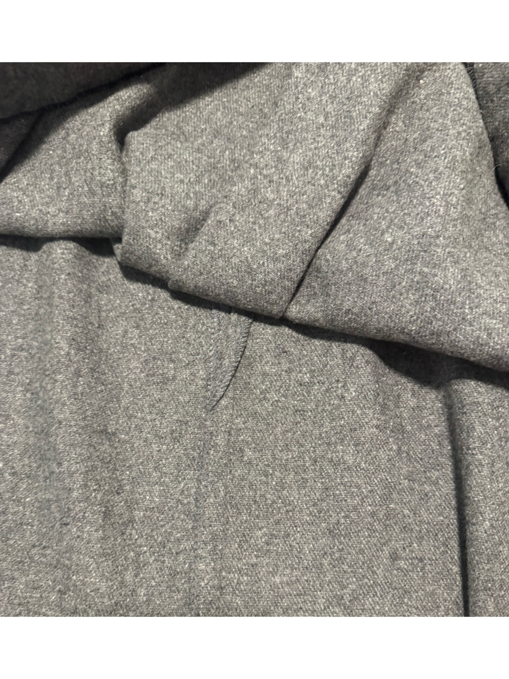 Norton McNaughton Grey Pencil Tea Length VTG Wool Skirt Size 12 - Picture 11 of 11